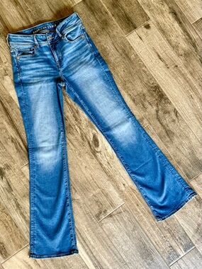 American Eagle Next Level Low-Rise Kick Bootcut Jean